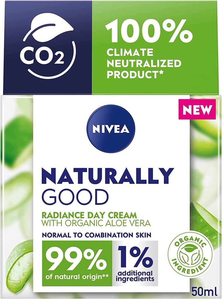 Nivea Naturally Good Aloe Vera Radiance Day Cream 50ml