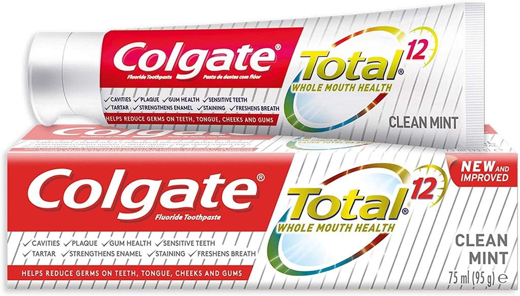 Colgate Total 12 Clean Mint Toothpaste 75ml