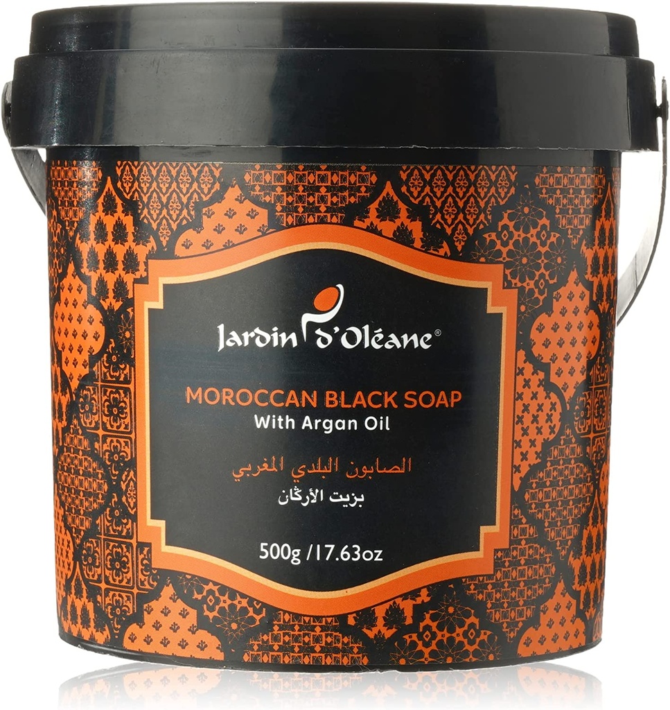 Jardin D Oleane Moroccan Black Soap With Argan Oil 500g