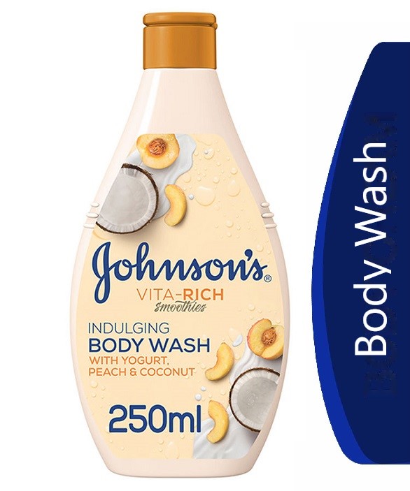 Johnson’s Body Wash - Vita-rich Smoothies Indulging Yogurt Peach & Coconut 250ml