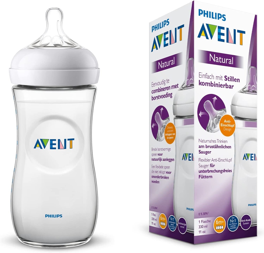 Philips Avent Natural Feeding Bottle 330 Ml X1 (scf036/17)