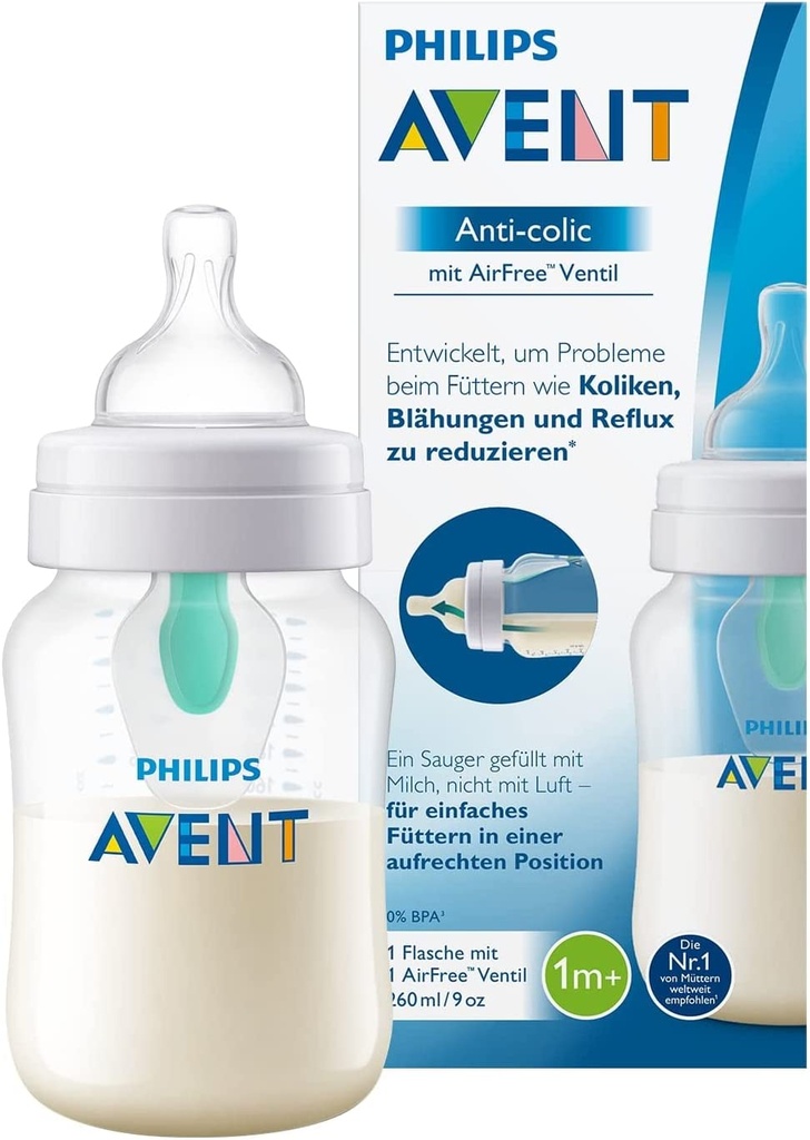 Philips Avent Anti Colic With Air Free Vent 260 Ml X 1 (scf810/14)
