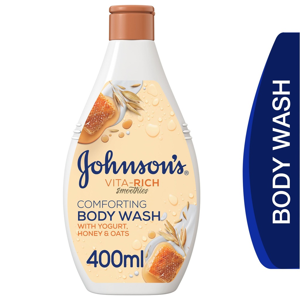Johnson’s Body Wash - Vita-rich Smoothies Comforting Yogurt Honey & Oats 400ml