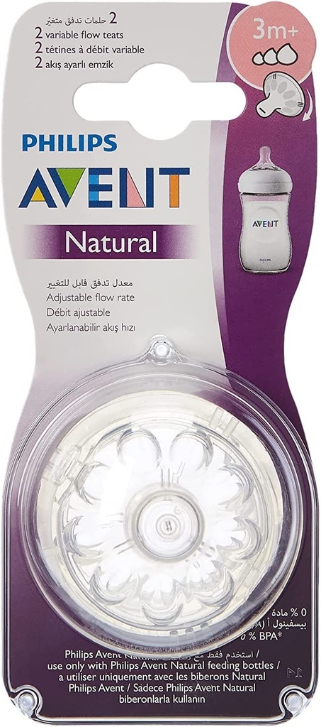 Philips Avent Natural Feeding Teats Variable X2- Scf655 26 (17)