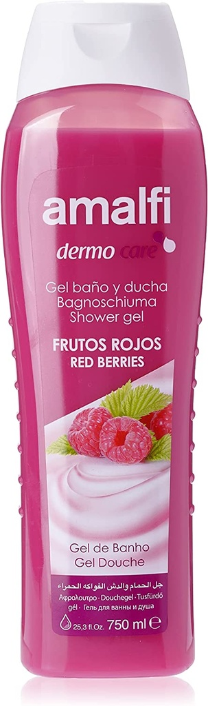 Amalfi Dermo Care Shower Gel Red Berries 750 Ml