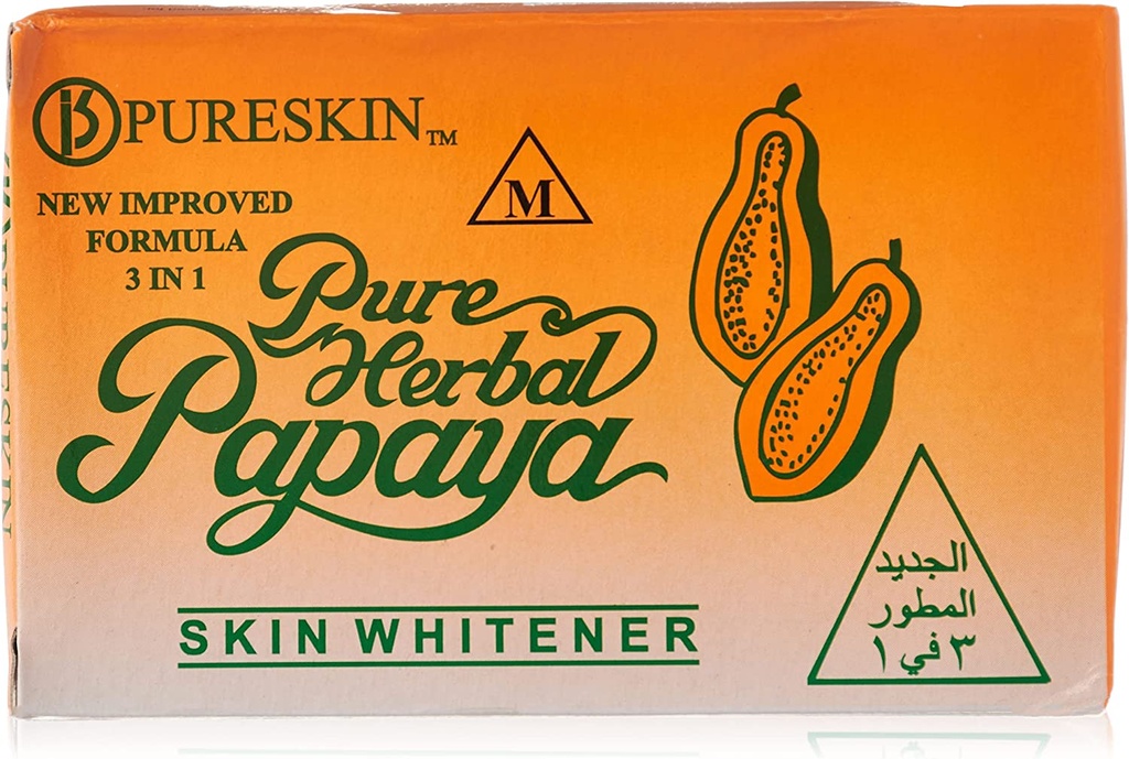 Pureskin Pureherbal Papaya Fruity Soap 3 In 1 135gm