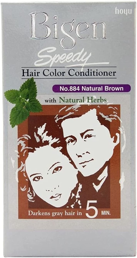 Bigen Speedy Hair Color Conditioner - Natural Brown No. 884