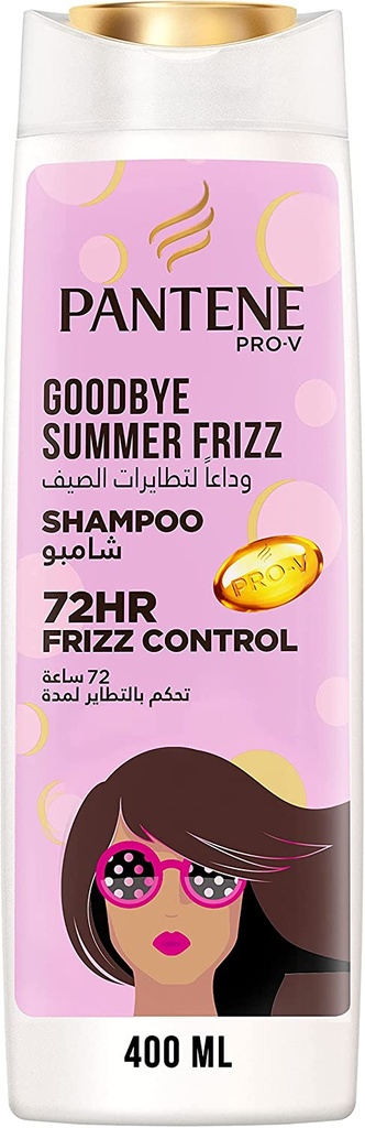 Pantene Pro-v Goodbye Summer Frizz Shampoo With 72h Frizz Control 400ml