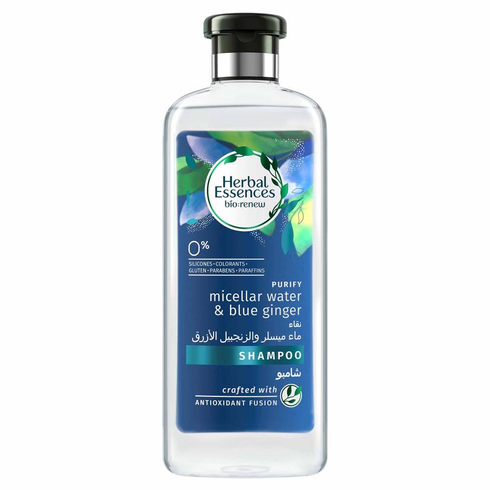 Herbal Essences Purify Micellar Water & Blue Ginger Shampoo 400ml