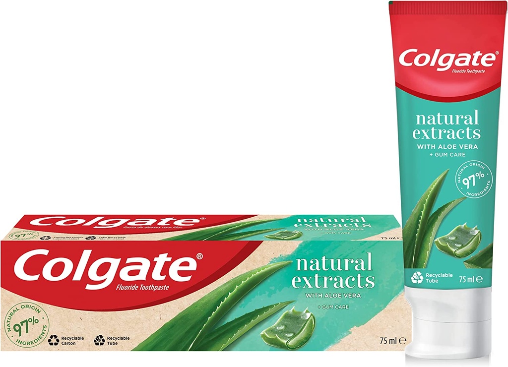 Colgate Natural Extract Aloe & Green Tea Toothpaste 75ml
