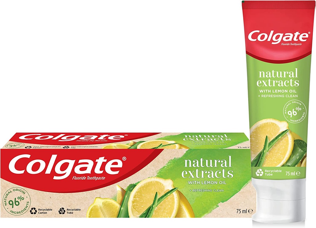 Colgate Toothpaste Naturals Lemon 75 Ml