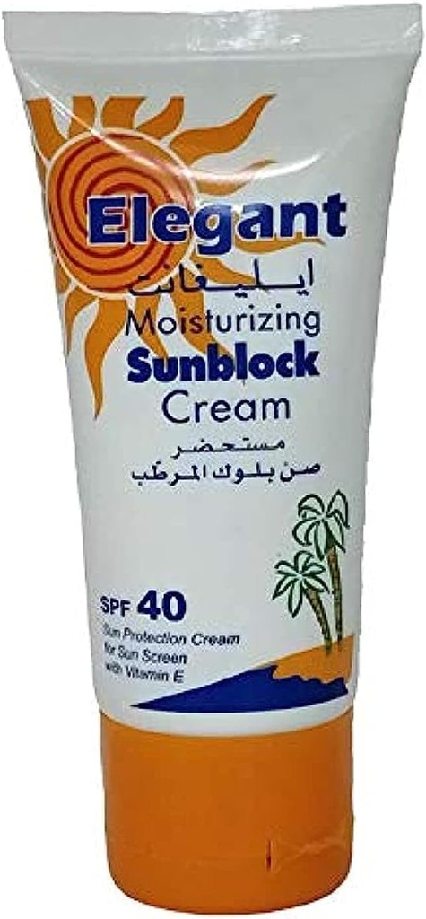 Elegant Moisturizing Sunblock Cream 60 Ml Spf-40