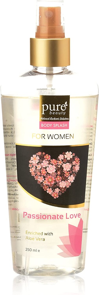 Pure Beauty Body Splash For Women 250ml Passionate Love Pure Beauty Fragrance Body Spray Women 250 Ml Emotional Love