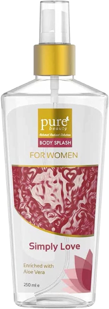 Pure Beauty Body Splash Simply Love Spray 250 Ml