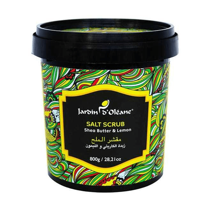 Jardin D Oleane Salt Scrub Shea Butter & Lemon 800g