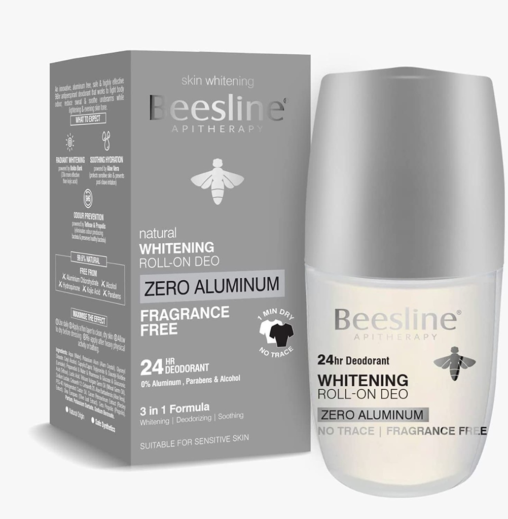 Beesline No Trace Zero Aluminum Whitening Roll-on Deo For Women 70 Ml