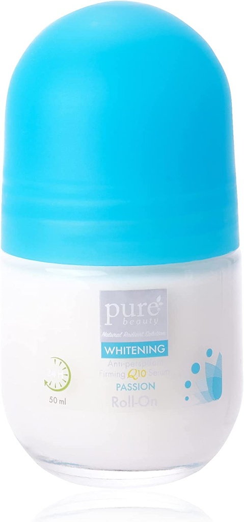 Purebeauty Passion Roll-on Whitening Antiperspirant Q10 Serum