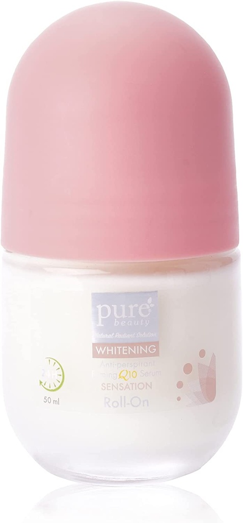 Purebeauty Sensation Roll-on Whitening Antiperspirant Q10 Serum