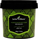 Jardin D Oleane Moroccan Black Soap With Olive Oil 500g