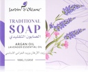 Jardin D Oleane Traditional Soap With Argan Oil And Lavnder Essential Oil 100g