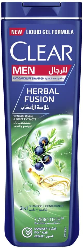 Clear Shampoo Men Herbal Fusion 400mlblue