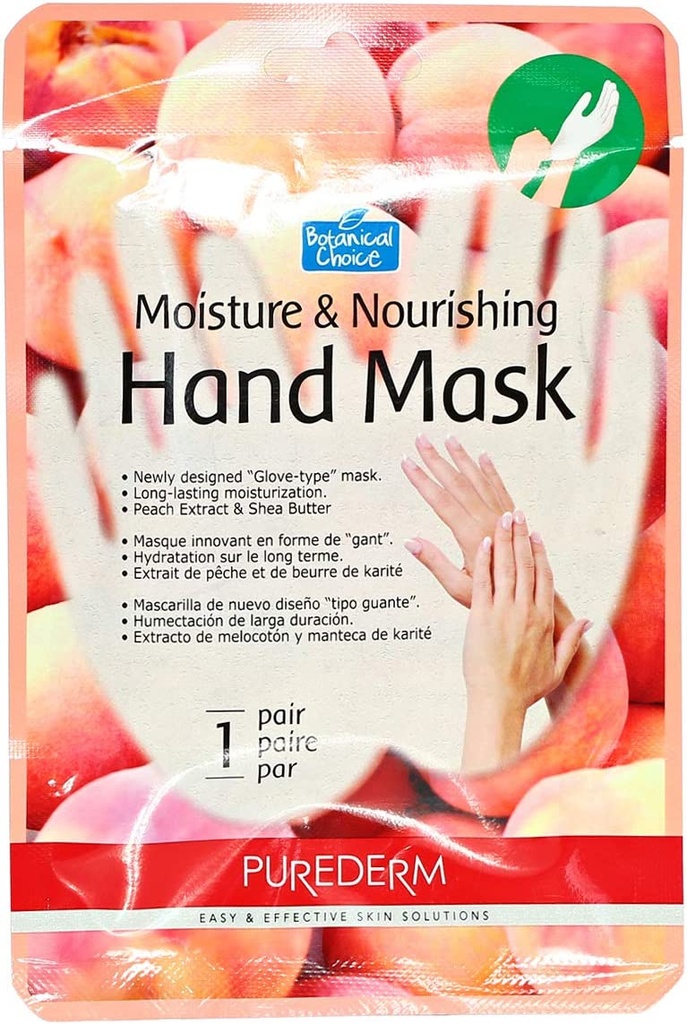 Purederm 1pair Moisture And Nourishing Hand Mask For Women 13g
