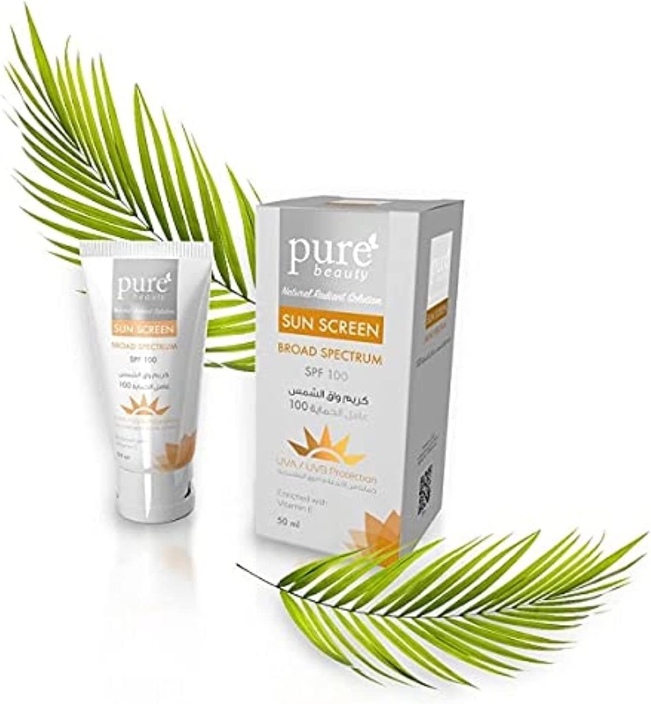 Pure Beauty Sunscreen Cream Spf 100 Multicolour