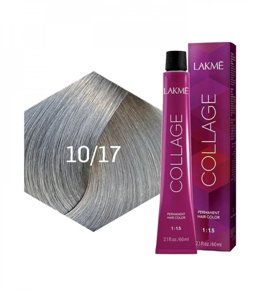Lakme Collage Creme Hair Color 10/17 60 Ml