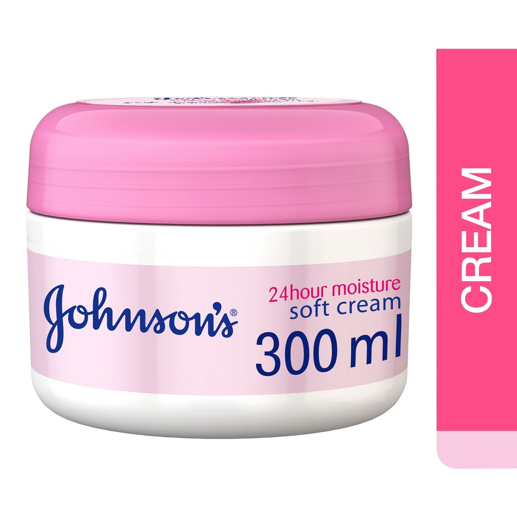 Johnson’s Body Cream 24 Hour Moisture Soft 300ml
