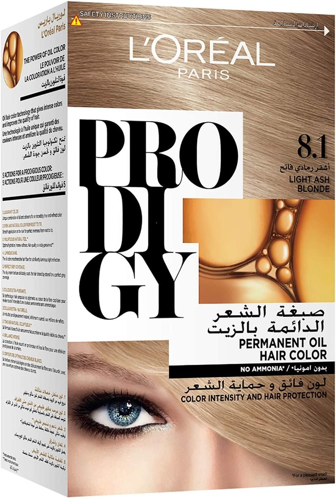 L'oreal Paris Prodigy 8.1 Light Ash Blonde