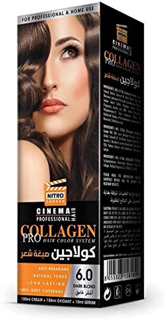 Nitro Canada Collagen Hair Color 6.0
