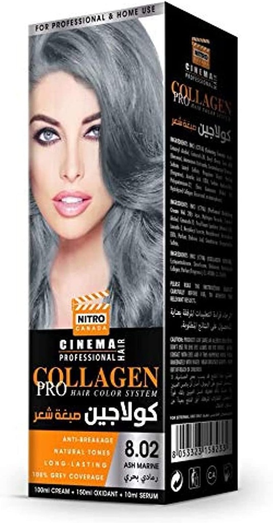 Nitro Canada Collagen Hair Color 8.02