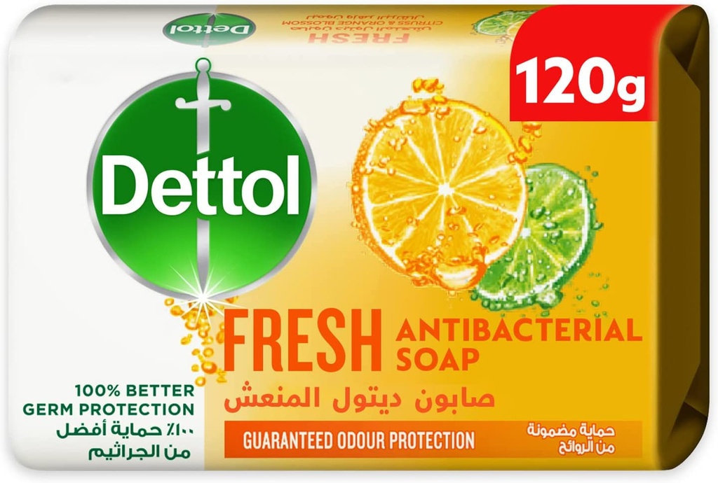 Dettol Soap Fresh Fragrance 120 Gm