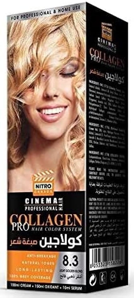 Nitro Canada Collagen Hair Color 8.3