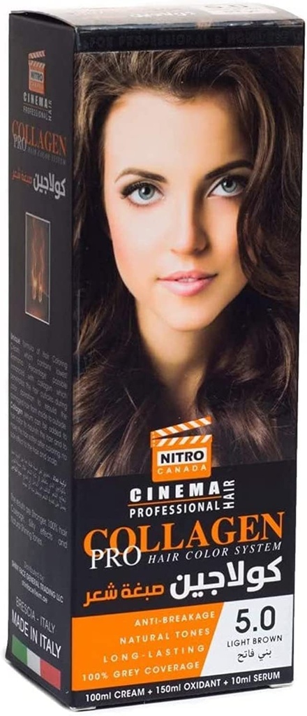 Nitro Canada Collagen Pro Hair Color 5.0 Light Brown