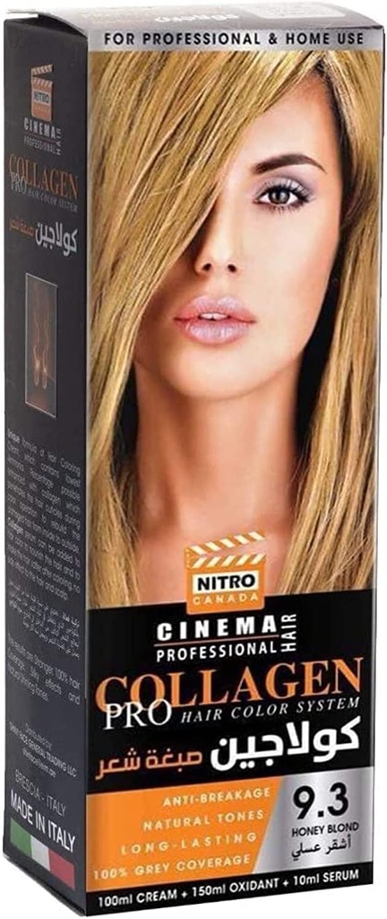 Nitro Canada Collagen Pro Hair Color 9.3 Honey Blond