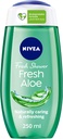 Nivea Shower Gel Body Wash Fresh Aloe Natural Aloe Vera Fresh Scent 250ml