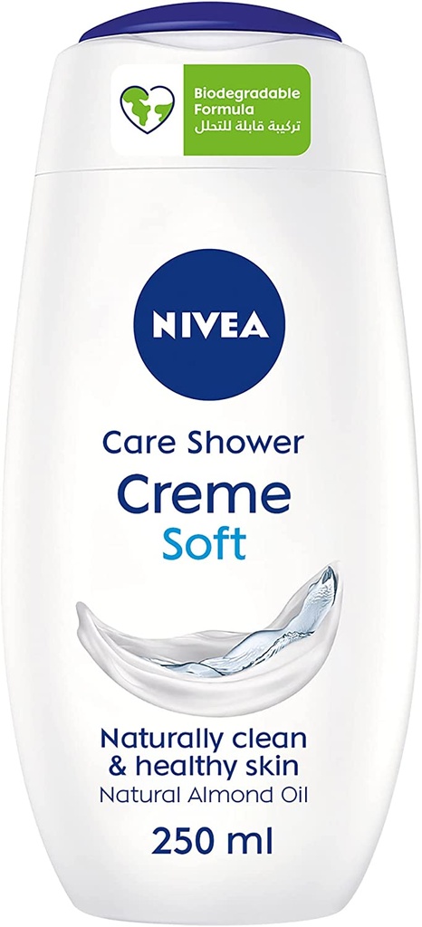 Nivea Crème Soft Almond Oil & Mild Scent Shower Gel 250 ml