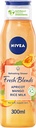 Nivea Shower Gel Body Wash Fresh Blends Apricot & Mango And Rice Milk 300ml