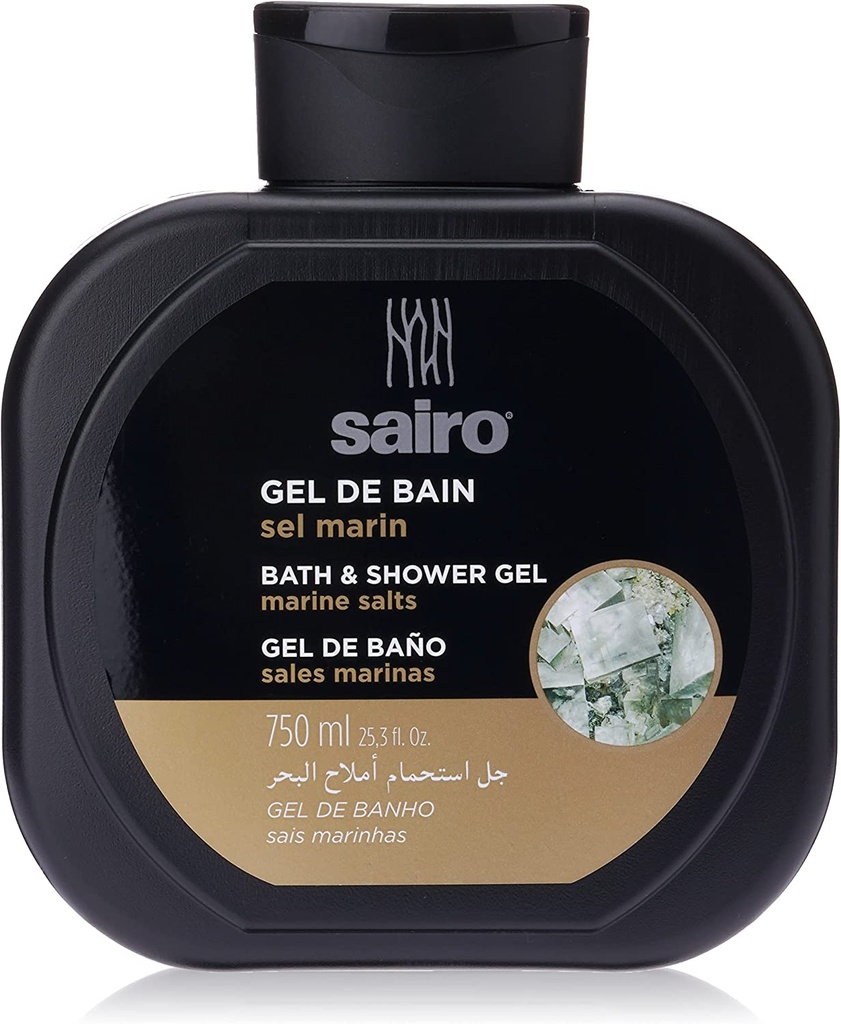 sairo Sea Marin Shower Gel 750 Ml Black