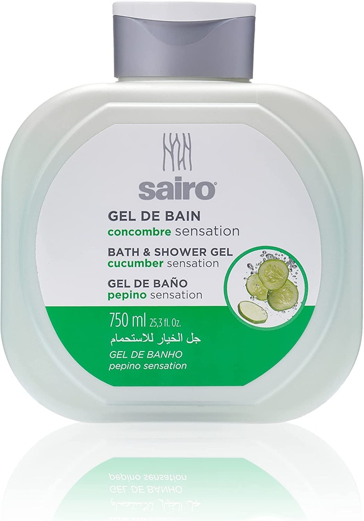Sairo Bath And Shower Gel Cucumber Sensation 750ml