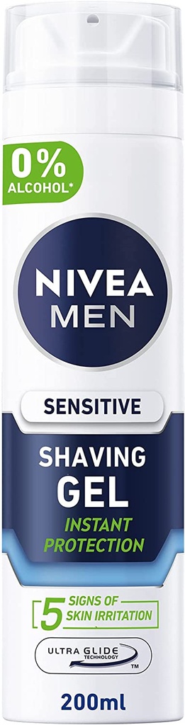 Nivea Men Shaving Gel Sensitive Chamomile & Hamamelis 200ml