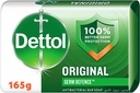 Dettol Original Anti-bacterial Bathing Soap Bar 165g