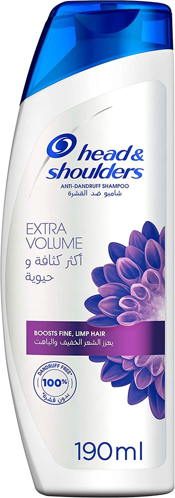 Head & Shoulders Extra Volume Anti-dandruff Shampoo 190ml