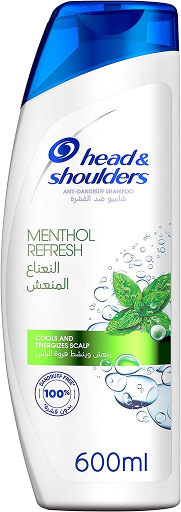 Head & Shoulders Shampoo Menthol Refresh 600 Ml