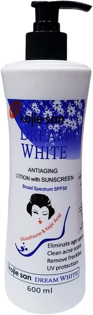 Kojie san Dream White Anti-aging Lotion With Sunscreen - 600ml