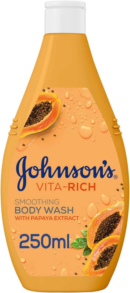 Johnson’s Body Wash - Vita-rich Smoothing Papaya 250ml