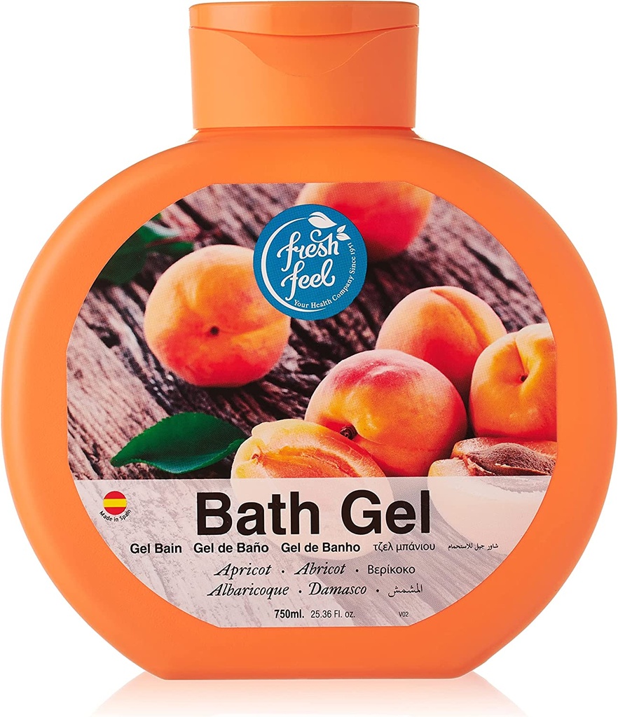 Fresh Feel Bath Gel Apricoat 750 Ml - Pack Of 1