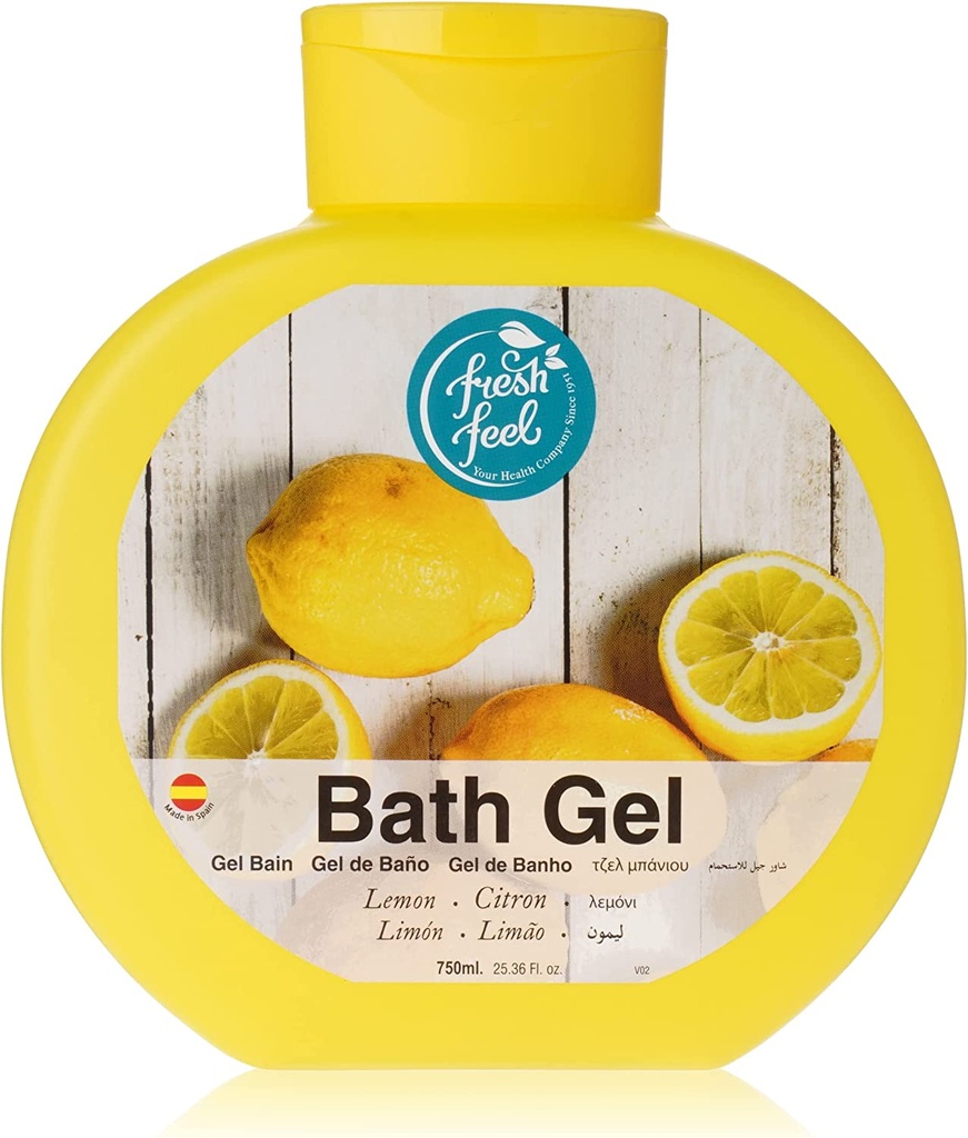 Fresh Feel Bath Gel Lemon 750 Ml- Pack Of 1