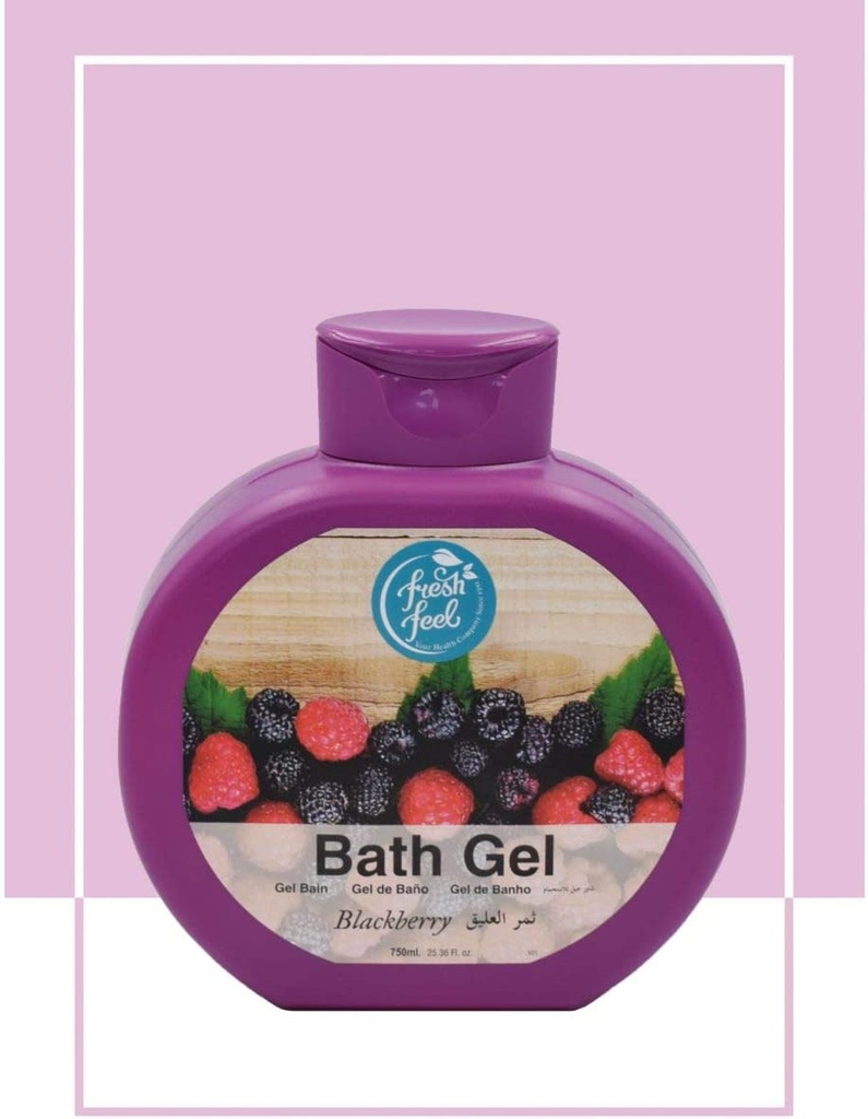 Fresh Feel Shower Gel Blackberry 750 Ml